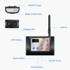 984Ft/300M Radius Electric Dog Fence Dog Training Collar Ip65 Waterproof Wireless Pets Containment System Rechargeable Dog Receiver Transmitter