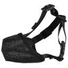 Pet Muzzle Mask Soft Mesh Muzzle Adjustable Dog Mouth Cover With Breathable Mesh Adjustable Neck Forehead Strap For Anti Biting Barking Chewing