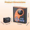 2 In 1 Wireless Dog Fence System With Training Collar Invisible Dog Fence Ip68 Waterproof With 722Ft Adjustable Range Beep Vibration  Static Shock