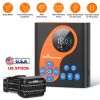 2 In 1 Wireless Dog Fence System With Training Collar Invisible Dog Fence Ip68 Waterproof With 722Ft Adjustable Range Beep Vibration  Static Shock