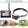 984Ft/300M Radius Electric Dog Fence Dog Training Collar Ip65 Waterproof Wireless Pets Containment System Rechargeable Dog Receiver Transmitter