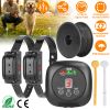 Dog Fence System Pet Containment System With 9 Adjustable Levels 2 Recivers Ipx8 Waterproof Rechargeable Underground Fence For Small Medium Large Dog