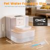 Smart Pet Water Fountain Automatic Cat Water Dispenser 4.5L Cordless Rechargeable Dog Water Fountain Self-Refill With 3 Adjustable Volume 3 Time Inter