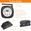 328Ft Electric Wireless Dog Fence System With Gps Location Monitor Collar Receiver Rechargeable Beep Vibration Fence System For Small Medium Large Dog