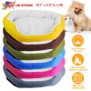 Pet Dog Bed Soft Warm Fleece Puppy Cat Bed Dog Cozy Nest Sofa Bed Cushion For S/M Dog