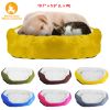 Pet Dog Bed Soft Warm Fleece Puppy Cat Bed Dog Cozy Nest Sofa Bed Cushion For S/M Dog