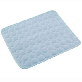 Dog Cooling Mat Summer Pets Cold Bed Extra Large For Small Big Dogs Pet Accessories Cat Durable Blanket Sofa Cat Ice Pad Blanket Pet Products (Option: Light Blue-XS40*30cm)