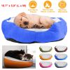 Pet Dog Bed Soft Warm Fleece Puppy Cat Bed Dog Cozy Nest Sofa Bed Cushion For S/M Dog