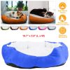 Pet Dog Bed Soft Warm Fleece Puppy Cat Bed Dog Cozy Nest Sofa Bed Cushion For S/M Dog