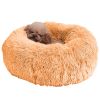 Pet Dog Bed Soft Warm Fleece Puppy Cat Bed Dog Cozy Nest Sofa Bed Cushion For S/M Dog