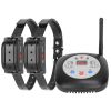 328Ft Electric Wireless Dog Fence System With Gps Location Monitor Collar Receiver Rechargeable Beep Vibration Fence System For Small Medium Large Dog