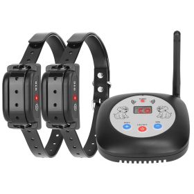328Ft Electric Wireless Dog Fence System With Gps Location Monitor Collar Receiver Rechargeable Beep Vibration Fence System For Small Medium Large Dog (Packagecontents: 1x Transmitter
2x Collar Receiver 
2x Belts
1x USB Charging Cable
1x Adapter
1x Test Bulb
4x Long Conductive Silicone Caps
4x Short Conductive Silicone Caps
4x Long Contact Points
4x Short Contact Points
1x User Manual)