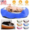 Pet Dog Bed Soft Warm Fleece Puppy Cat Bed Dog Cozy Nest Sofa Bed Cushion For S/M Dog