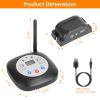 328Ft Electric Wireless Dog Fence System With Gps Location Monitor Collar Receiver Rechargeable Beep Vibration Fence System For Small Medium Large Dog