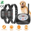 328Ft Electric Wireless Dog Fence System With Gps Location Monitor Collar Receiver Rechargeable Beep Vibration Fence System For Small Medium Large Dog