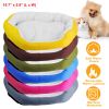 Pet Dog Bed Soft Warm Fleece Puppy Cat Bed Dog Cozy Nest Sofa Bed Cushion For S/M Dog