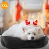 Pet Dog Bed Soft Warm Fleece Puppy Cat Bed Dog Cozy Nest Sofa Bed Cushion Mat For S/M Dog
