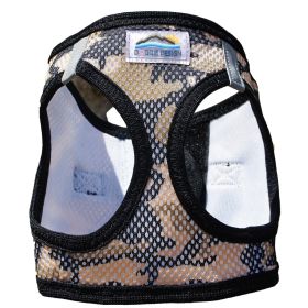 American River Choke Free Dog Harness Camouflage Collection (Color: Brown Camo, size: X-Large)