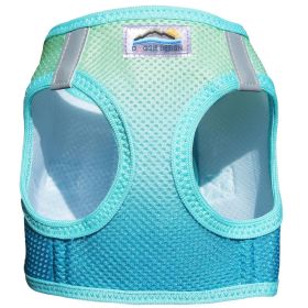 American River Choke Free Dog Harness Ombre Collection (Color: Aruba Blue, size: 2X/3X-Large)