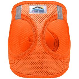 American River Solid Ultra Choke Free Dog Harness (Color: Hunter Orange, size: large)