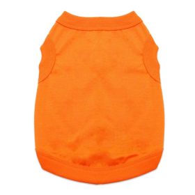 Cotton Dog Tank (Color: Sunset Orange, size: 2X-Large)