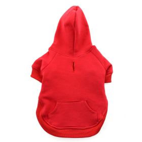 Flex-Fit Dog Hoodie (Color: Red, size: 4X-Large)