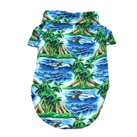 Hawaiian Camp Shirt (Color: Island Life, size: X-Small)